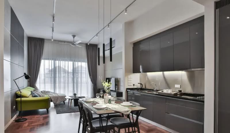 Service Residence for Sale at The Mews - Connie Lee - Living Room - PropertyGuru.com.my