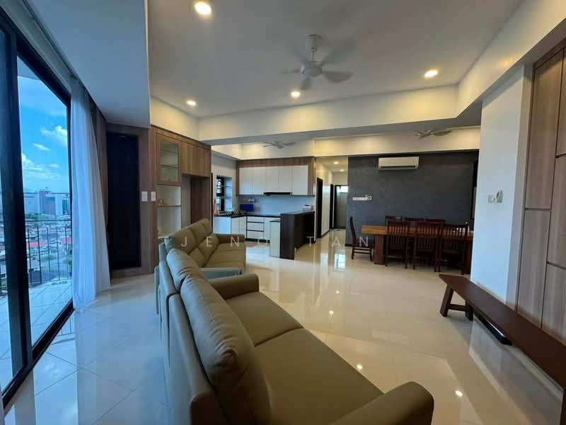 Pangsapuri untuk Disewa di Trinity Residence - Jeno Tan - Living Room - PropertyGuru.com.my