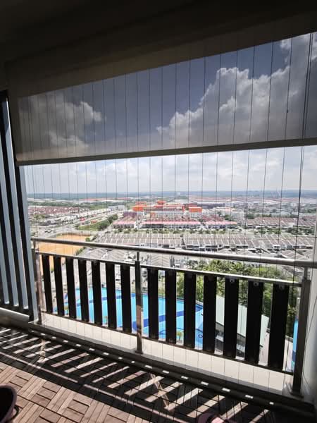 Service Residence for Sale at D'Secret Garden (Pangsapuri Kempas Indah) - Daniel Yong - Balcony - PropertyGuru.com.my