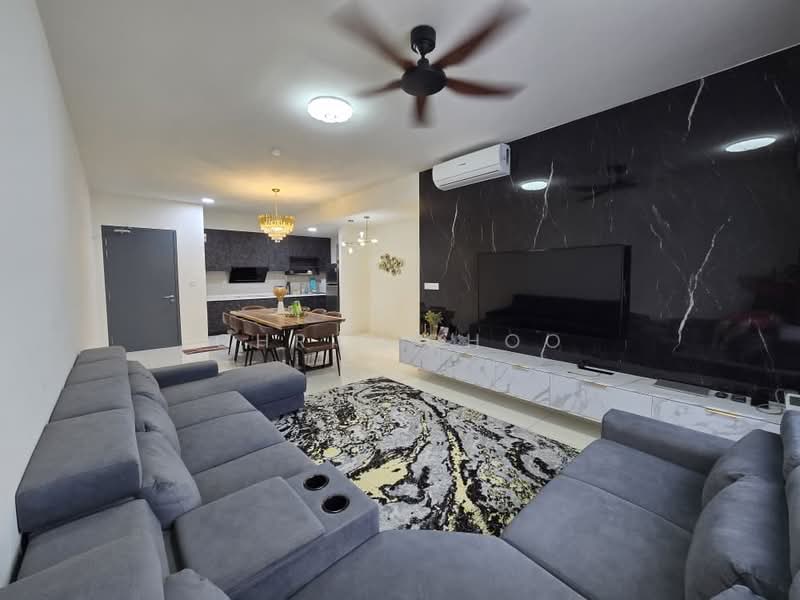 Servis Apartment untuk Dijual di Emerald 9 - Chris Choo - Living Room - PropertyGuru.com.my