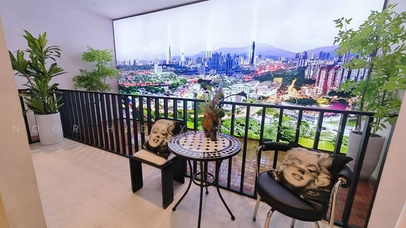 Service Residence for Sale at Arte Star - Noor Hidayah Mohamad Noor - Balcony - PropertyGuru.com.my