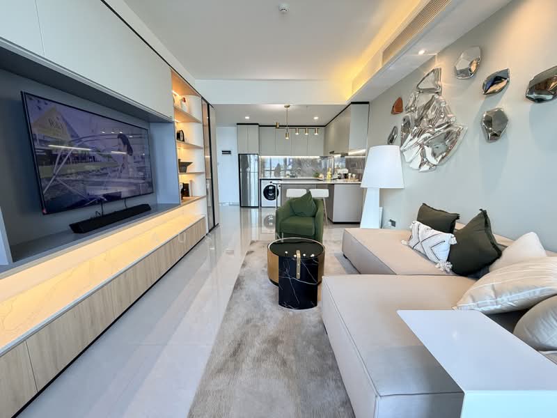 Service Residence for Sale at R&F Princess Cove Phase 1 - Austin Moh - Living Room - PropertyGuru.com.my