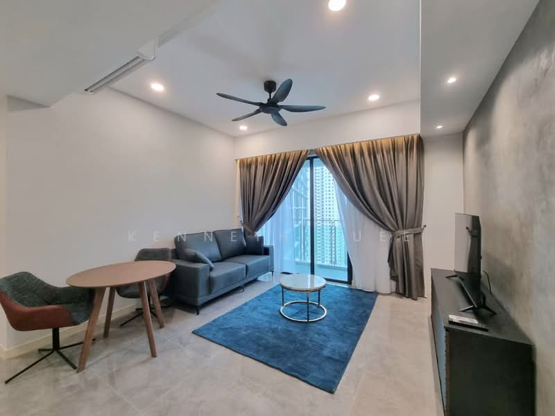Service Residence for Sale at Ooak Suites @ Kiara 163 - Kenneth Huee - Living Room - PropertyGuru.com.my
