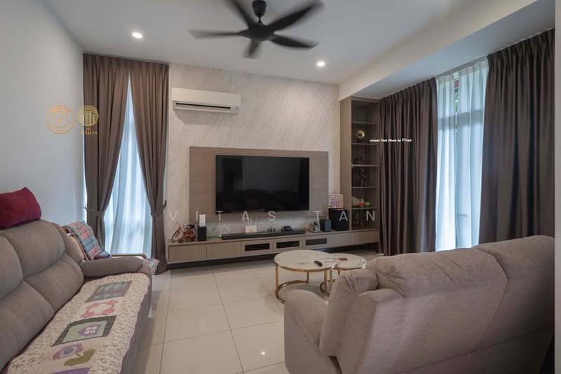 Rumah Berkembar untuk Disewa di Setia Eco Park (Setia Alam) - Vitas Tan - Living Room - PropertyGuru.com.my
