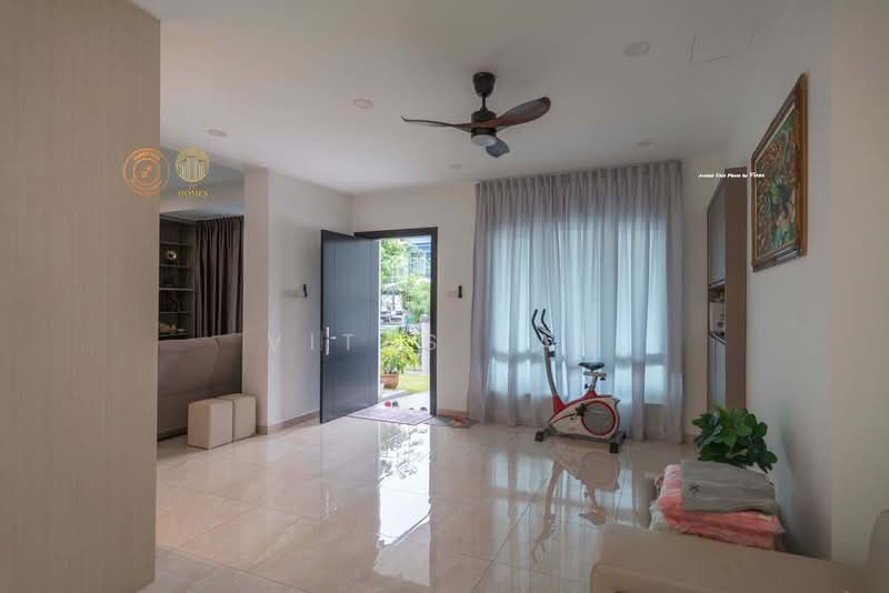 Rumah Berkembar untuk Disewa di Setia Eco Park (Setia Alam) - Vitas Tan - Living Room - PropertyGuru.com.my