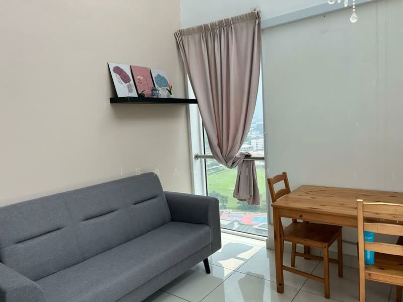 Service Residence for Rent at De Centrum Residences - Isaac Sim - Living Room - PropertyGuru.com.my