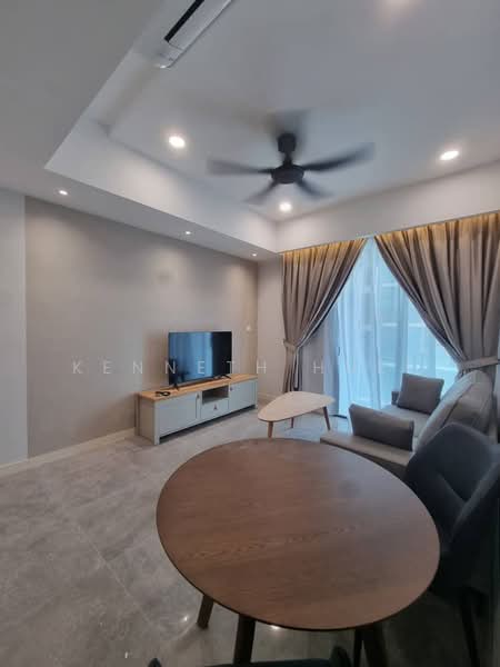 Servis Apartment untuk Dijual di Ooak Suites @ Kiara 163 - Kenneth Huee - Living Room - PropertyGuru.com.my