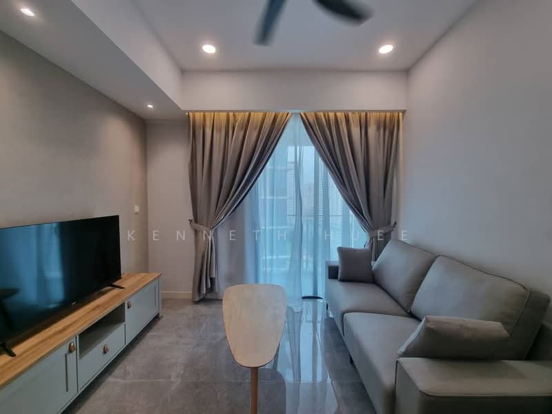 Servis Apartment untuk Dijual di Ooak Suites @ Kiara 163 - Kenneth Huee - Living Room - PropertyGuru.com.my