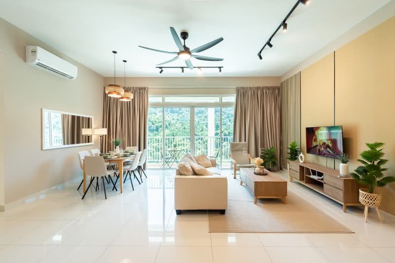 Condominium for Rent at Ferringhi Residence 2 - Elson Dee - Living Room - PropertyGuru.com.my