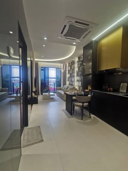Servis Apartment untuk Dijual di The Address @ Maxim Pelangi - Kelly Lim - Living Room - PropertyGuru.com.my