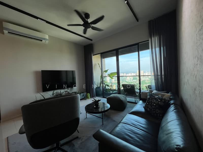 Servis Apartment untuk Disewa di Residensi Solaris Parq - Vincent Loon - Living Room - PropertyGuru.com.my