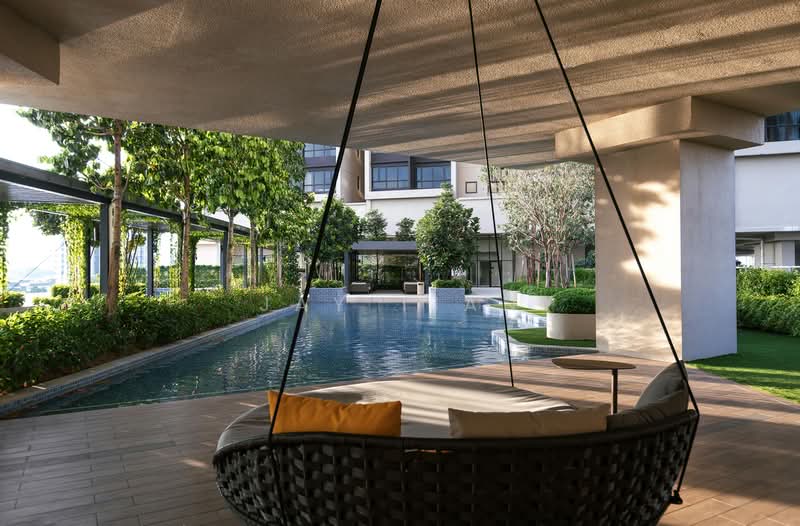 Servis Apartment untuk Dijual di Duta Park Residences - Jay Tian - Pool - PropertyGuru.com.my