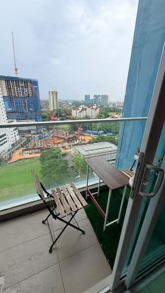 Servis Apartment untuk Disewa di Twin Galaxy (Dwi Galaksi) - Min Kong - Balcony - PropertyGuru.com.my