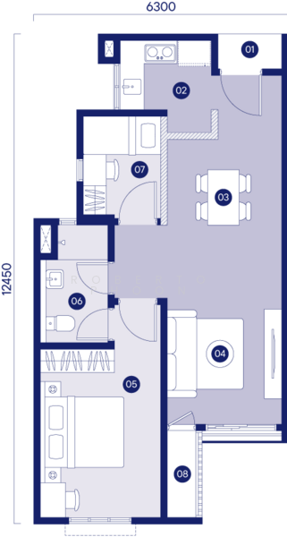 Servis Apartment untuk Dijual di Tuju Residences - Roberto Phoon - PropertyGuru.com.my