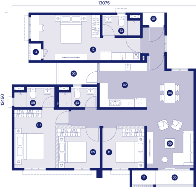 Servis Apartment untuk Dijual di Tuju Residences - Roberto Phoon - PropertyGuru.com.my
