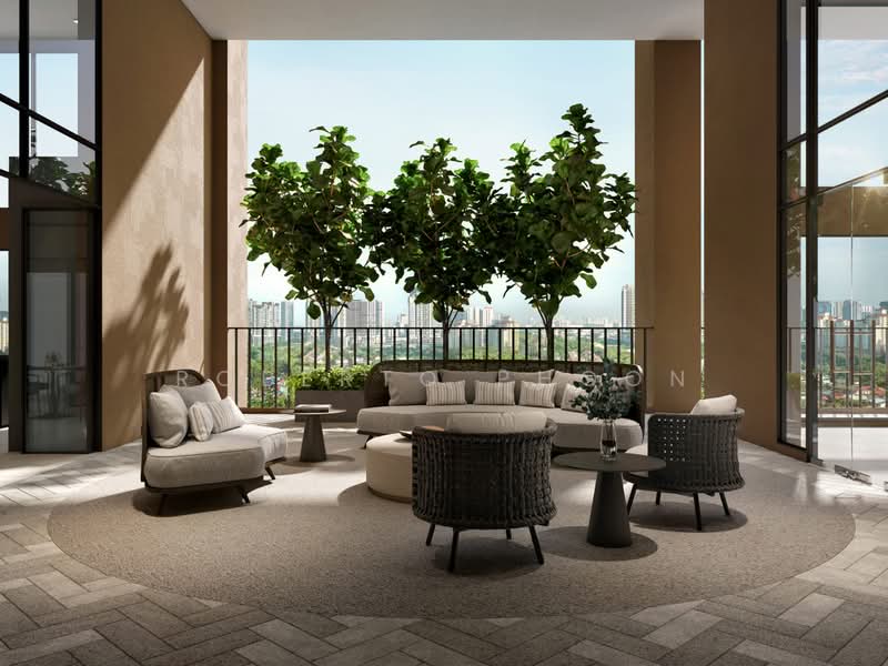 Service Residence for Sale at Enlace - Roberto Phoon - Balcony - PropertyGuru.com.my