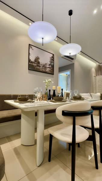 Servis Apartment untuk Dijual di Cavara @ Uptown Residences 2 - Torres Chan - Dining Room - PropertyGuru.com.my