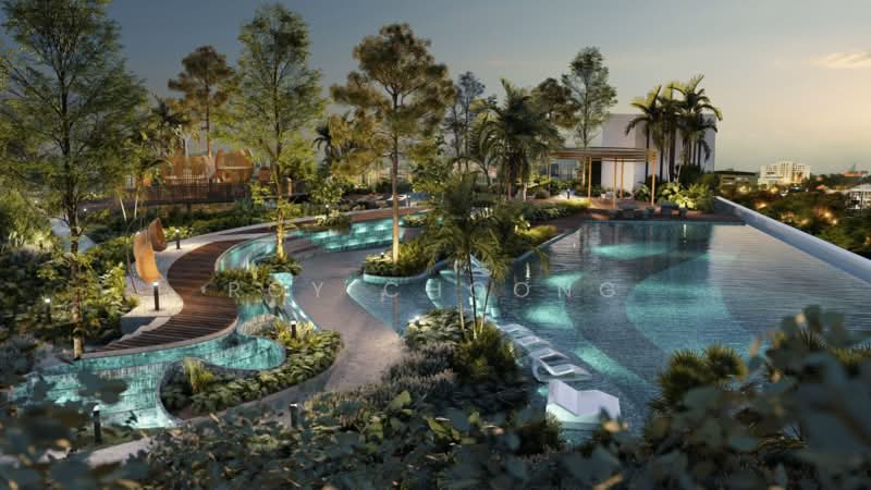 Servis Apartment untuk Dijual di Alora Residences @ Avenue 25 Subang Jaya - Roy Choong - Pool - PropertyGuru.com.my