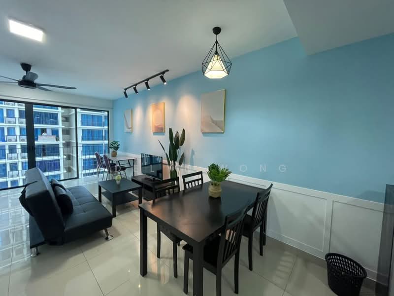 Servis Apartment untuk Dijual di Trefoil @ Setia City - Adelyn Wong - Living Room - PropertyGuru.com.my