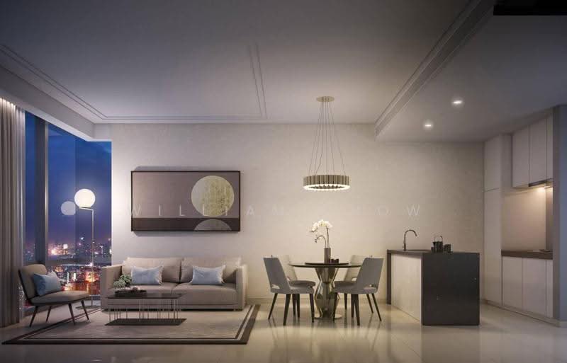 Kediaman Servis untuk Dijual di Pavilion Damansara Heights - William Chow - Living Room - PropertyGuru.com.my