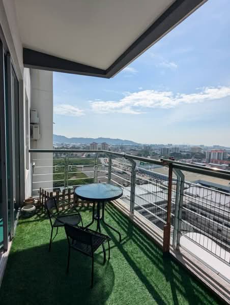 Kondominium untuk Dijual di Elit Heights @ Bayan City - Eric Kang - Balcony - PropertyGuru.com.my