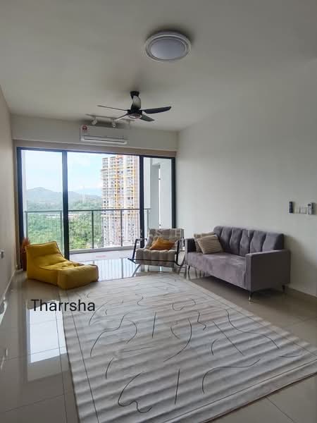 Kondominium untuk Disewa di Topaz Residence - Tharrsha. T - Living Room - PropertyGuru.com.my