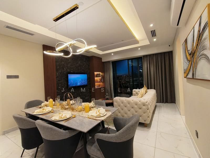 Servis Apartment untuk Dijual di Times Square 2 - James Lam - Living Room - PropertyGuru.com.my