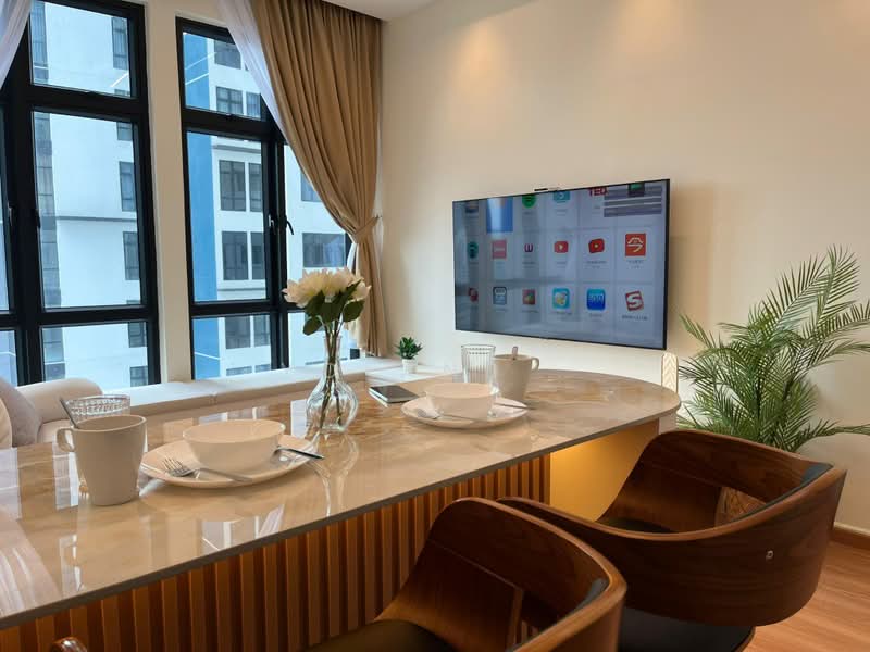 Servis Apartment untuk Disewa di Space Residency - Yoland . - Dining Room - PropertyGuru.com.my