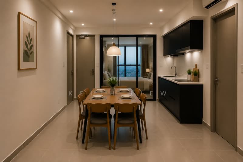 Servis Apartment untuk Dijual di Flexus Signature - Keith Liew - Dining Room - PropertyGuru.com.my