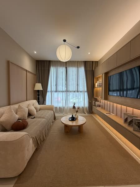 Service Residence for Sale at TRELLIS RESIDENCES - Wayne Lee - Living Room - PropertyGuru.com.my
