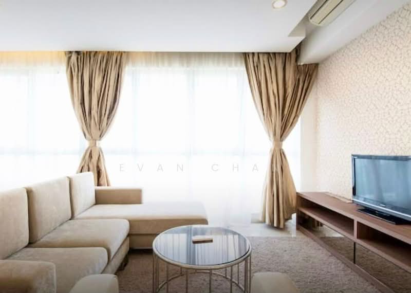 Service Residence for Rent at Regalia Residence - Evan Chan - Living Room - PropertyGuru.com.my