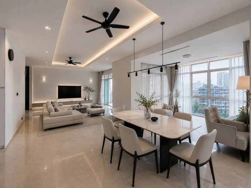 Kondominium untuk Dijual di The Pearl KLCC - Jocelyn Lai - Living Room - PropertyGuru.com.my