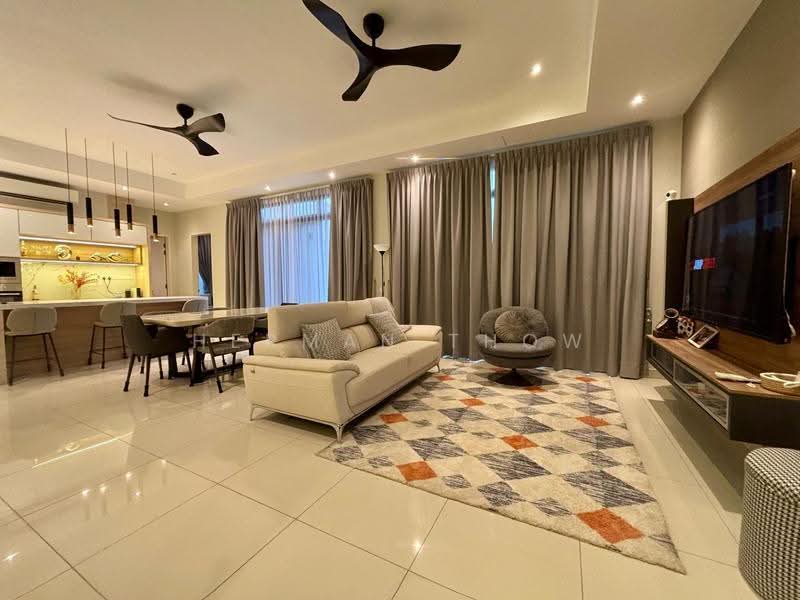 Semi-Detached House for Sale in Eco Ardence (Setia Alam) - Herman Thow - Living Room - PropertyGuru.com.my