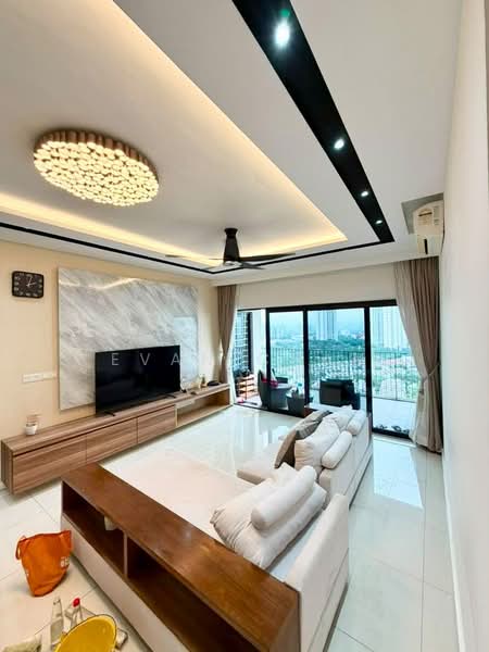 Kondominium untuk Disewa di Westside Three - Evan Chan - Living Room - PropertyGuru.com.my