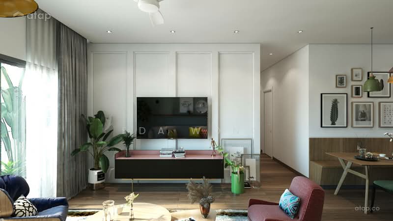 Condominium for Sale at The Hamilton - Eda Wong - Living Room - PropertyGuru.com.my