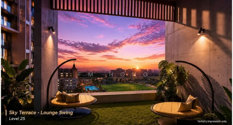 Condominium for Sale at One Cochrane Residence - FM Hong - Balcony - PropertyGuru.com.my