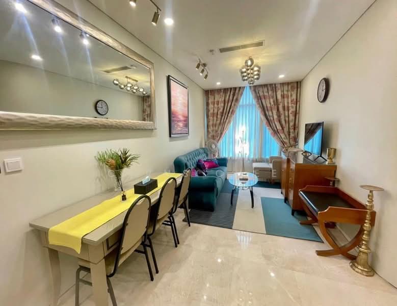 Servis Apartment untuk Dijual di Sky Suites @ KLCC - Cyrus Chee - Living Room - PropertyGuru.com.my