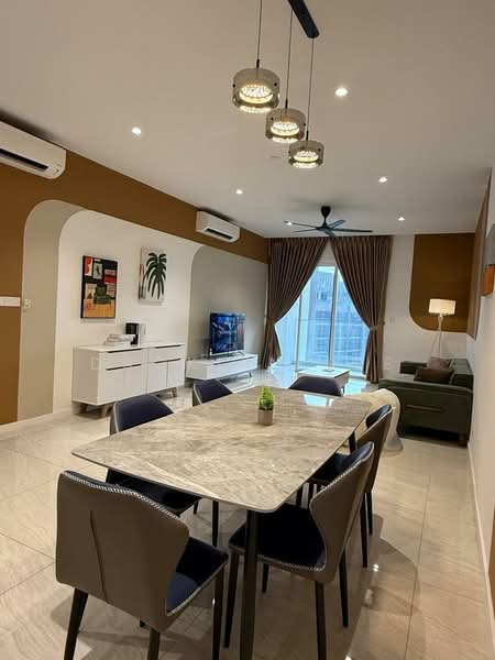 Servis Apartment untuk Disewa di Quill Residence - Dacklin Lee - Living Room - PropertyGuru.com.my