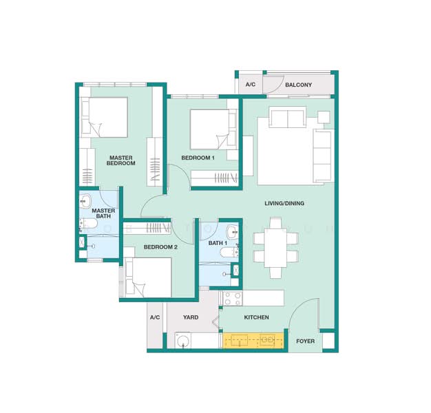 Servis Apartment untuk Dijual di Trinity Rainfora - Roberto Phoon - PropertyGuru.com.my