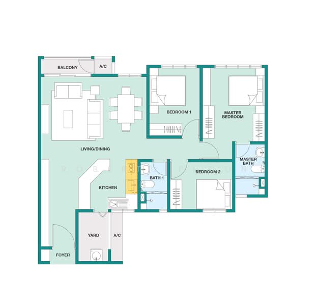 Servis Apartment untuk Dijual di Trinity Rainfora - Roberto Phoon - PropertyGuru.com.my