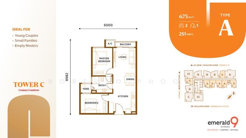 Servis Apartment untuk Dijual di Emerald 9 - Roberto Phoon - PropertyGuru.com.my