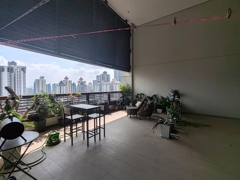Servis Apartment untuk Dijual di Arcoris SOHO - David Lai - Balcony - PropertyGuru.com.my