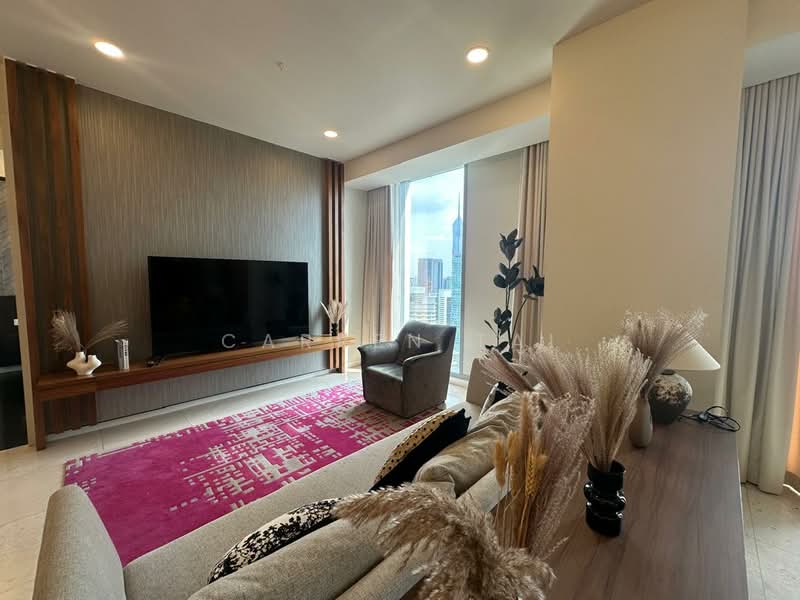 Service Residence for Rent at Tropicana The Residences - Carren Tai - Living Room - PropertyGuru.com.my