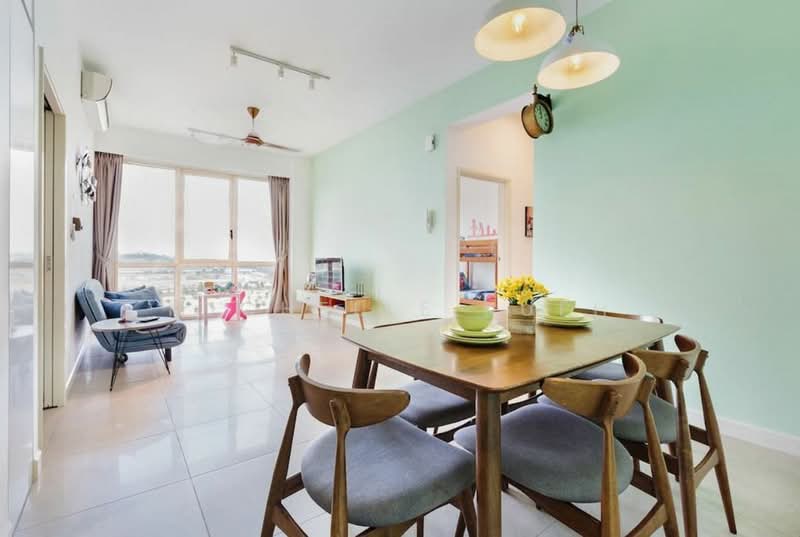 Service Residence for Rent at Afiniti Residences - Michelle Kueh - Living Room - PropertyGuru.com.my