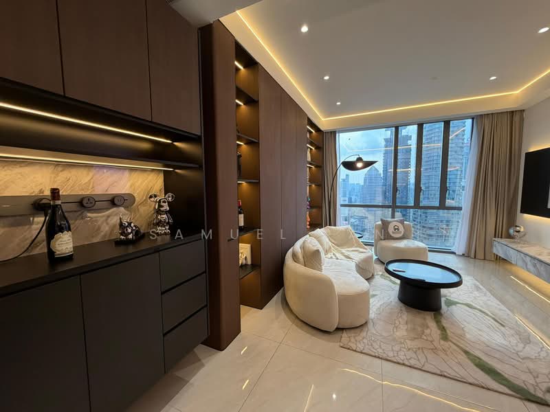 Servis Apartment untuk Disewa di Jewel by Oxley KLCC - Samuel Pan - Living Room - PropertyGuru.com.my