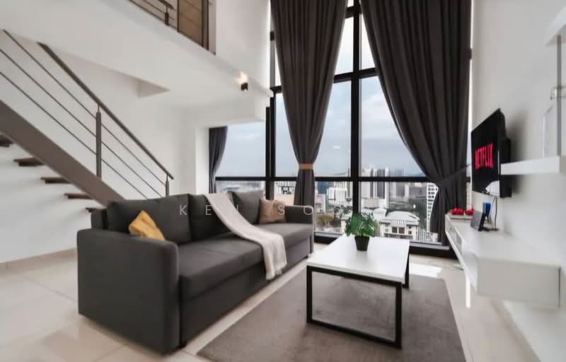Service Residence for Rent at Pinnacle Petaling Jaya - Ken Soon - Living Room - PropertyGuru.com.my