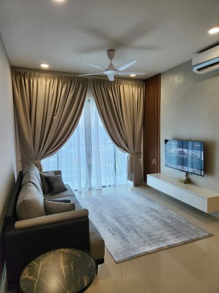 Service Residence for Sale at Residensi Solaris Parq - Carren Tai - Living Room - PropertyGuru.com.my