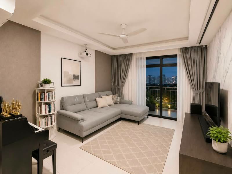 Servis Apartment untuk Dijual di Sky Peak Residences - Pauline Ng - Living Room - PropertyGuru.com.my
