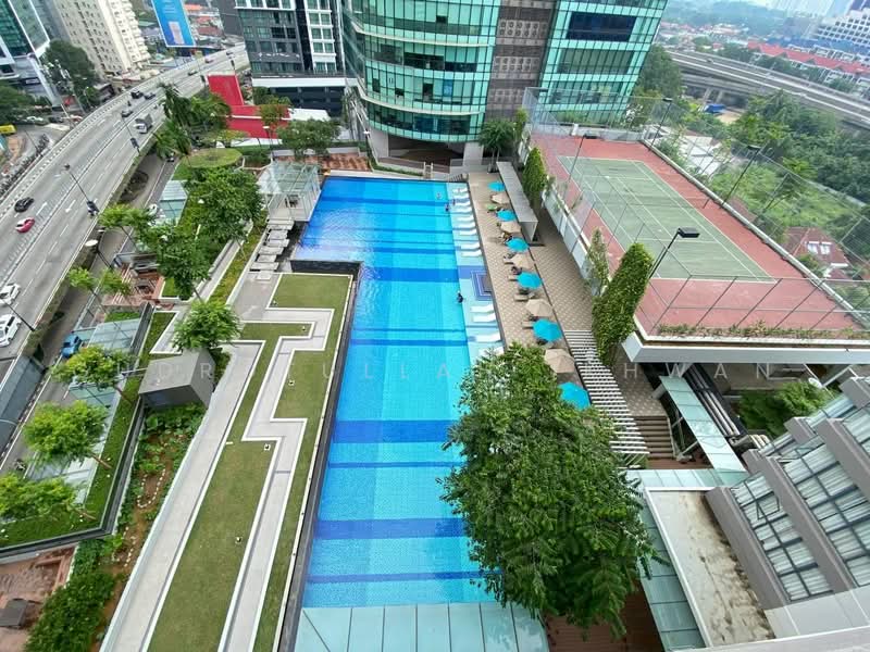 Service Residence for Rent at Serviced Residence @ KL Trillion - Gudrotullah Ikhwan - Pool - PropertyGuru.com.my