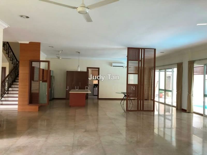 Bungalow for Rent in Taman Duta (Bukit Tunku (Kenny Hills)) - Judy Tan - Living Room, Dry Kitchen and Dining Area - PropertyGuru.com.my